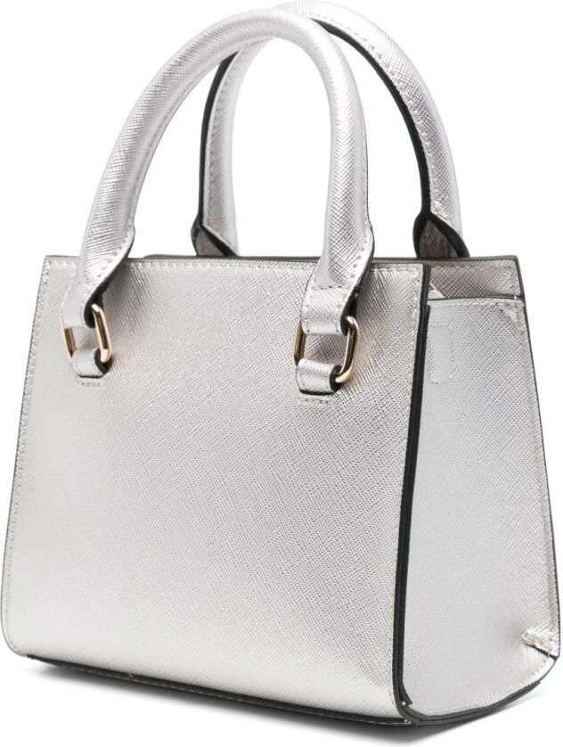 Liu Jo Zilver-tone Schoudertas met Toprits Gray Dames