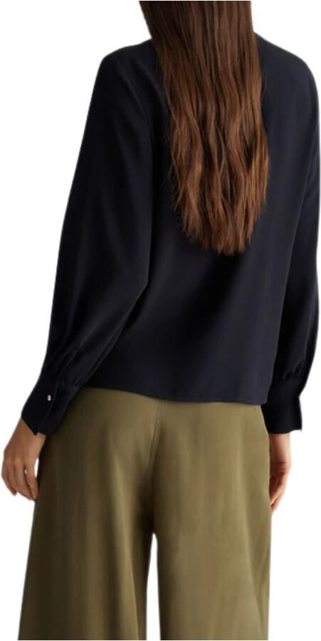 Liu Jo Zwarte Shirt met Knoop Detailing Black Dames - Foto 6