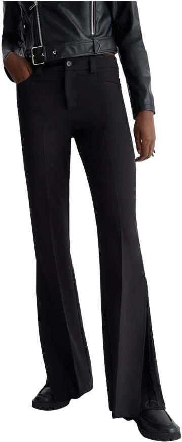 Liu Jo Zwarte Polyester Elastaan Broek Black Dames - Foto 4