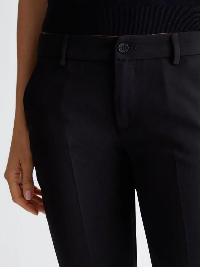 Liu Jo Aansluitende Skinny Broek met Rits en Knoop Black Dames - Foto 5