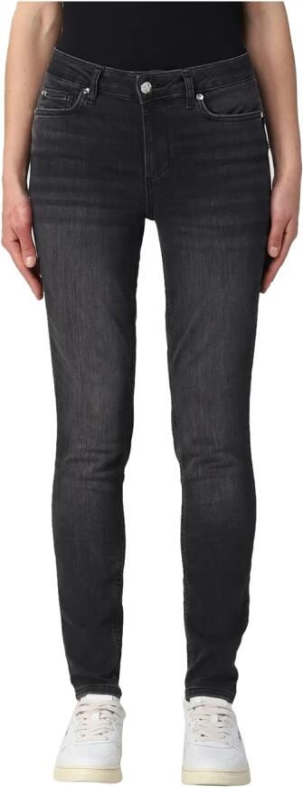 Liu Jo Zwarte Denim Jeans Divine Bottom Up Black Dames - Foto 2
