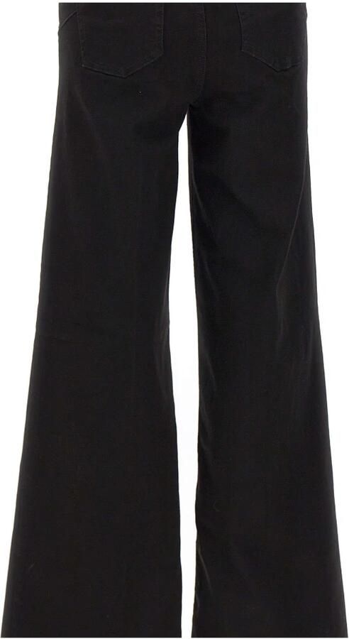 Liu Jo Zwarte Flare Riem Hoge Taille Jeans Black Dames - Foto 3