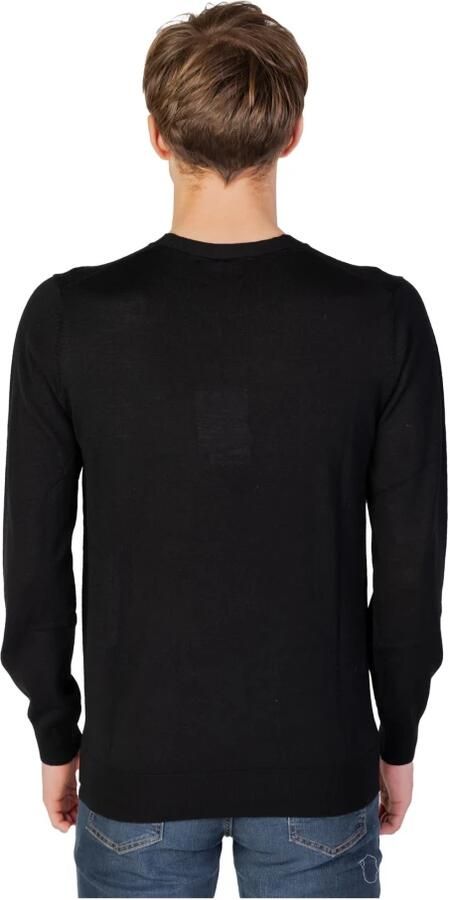 Liu Jo Zwarte Katoenen Gebreide Kleding Slip-On Sluiting Black Heren - Foto 2