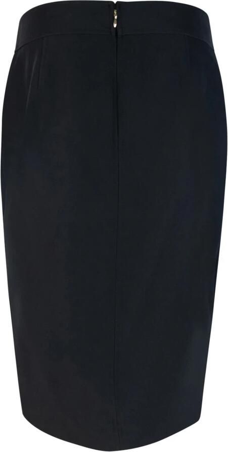 Liu Jo Zwarte Midi Tailored Rok Ritssluiting Black Dames - Foto 2