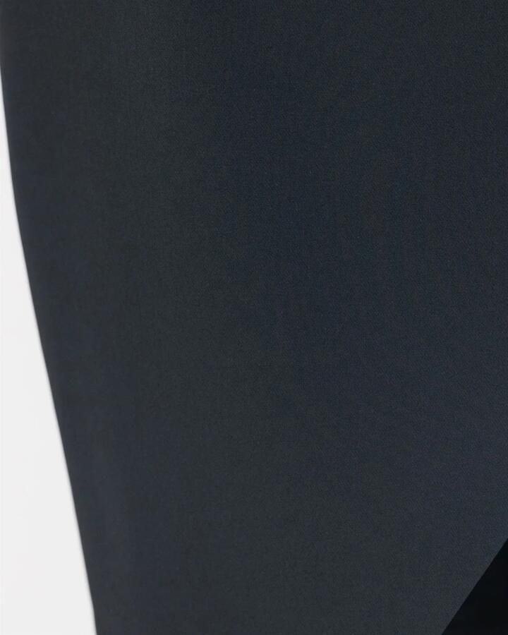 Liu Jo Zwarte Midi Tailored Rok Ritssluiting Black Dames