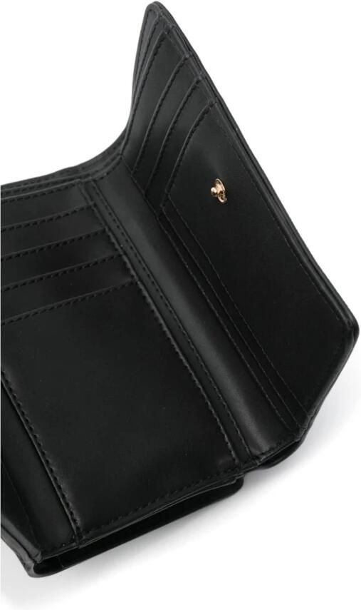 Liu Jo Zwarte Portemonnee met Kaartsleuven Black Dames