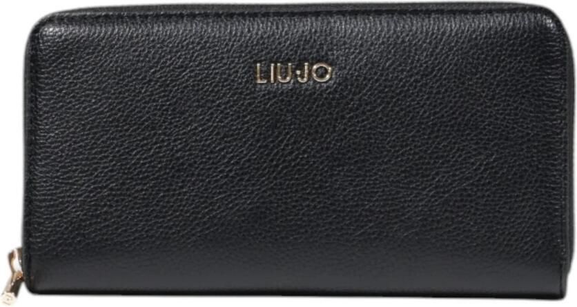 Liu Jo Stijlvolle Damesportemonnee Lente Zomer Collectie Black Dames