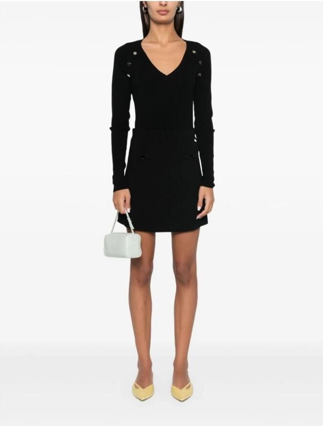 LIU JO Dames Truien & Vesten Ecs Maglia Chiusa M l 2 Zwart - Foto 10