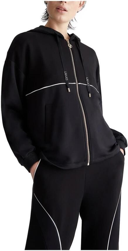 LIU JO SPORT Sweatjack met capuchon en tunnelkoord - Foto 2