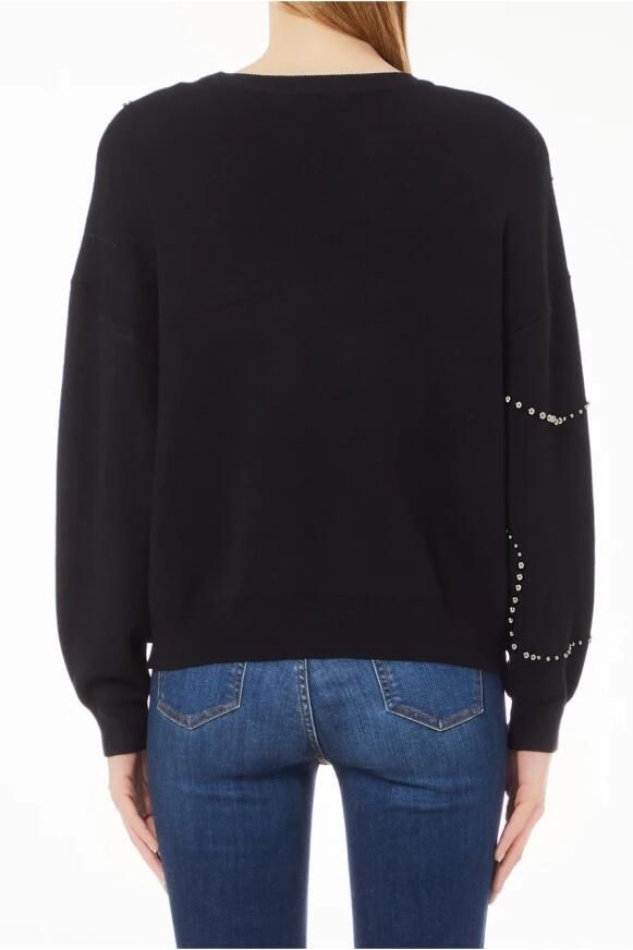 LIU JO Dames Truien & Vesten Ecs Maglia Chiusa M l 3 Grijs - Foto 2