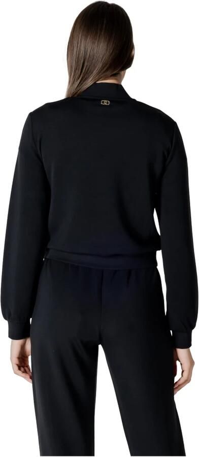 Liu Jo Onbedekte Sweatshirt Modal Polyester Elastaan Black Dames - Foto 4