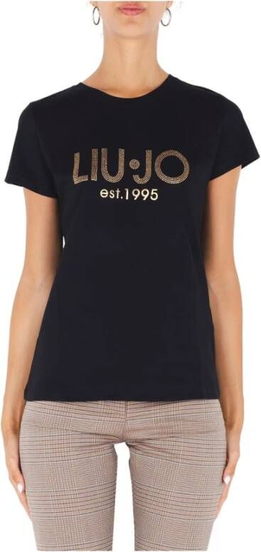 Liu Jo Logo T-shirt Zwart Dames