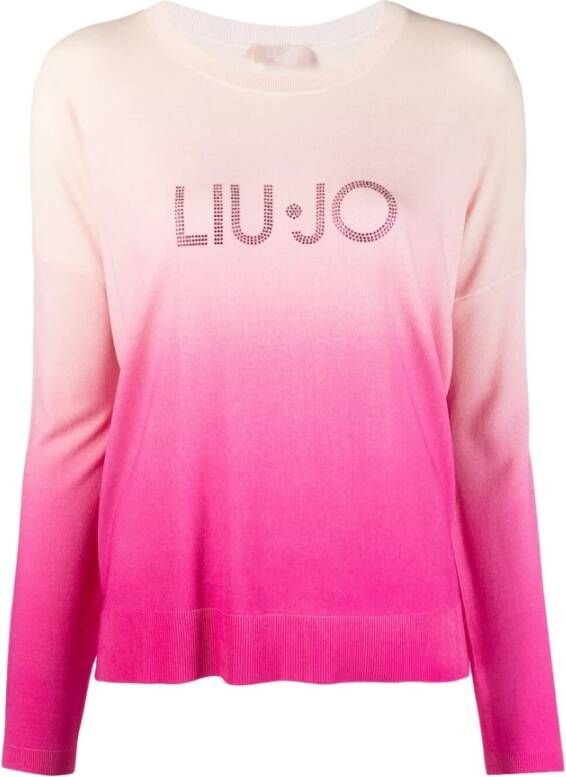 Liu Jo Long Sleeve Tops Roze Dames