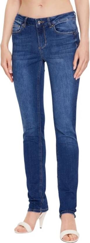 Liu Jo Magnetische Regular Jeans Blauw Dames