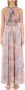 Liu Jo Maxi Jurk met Kruis-Over Design Roze Dames - Thumbnail 3