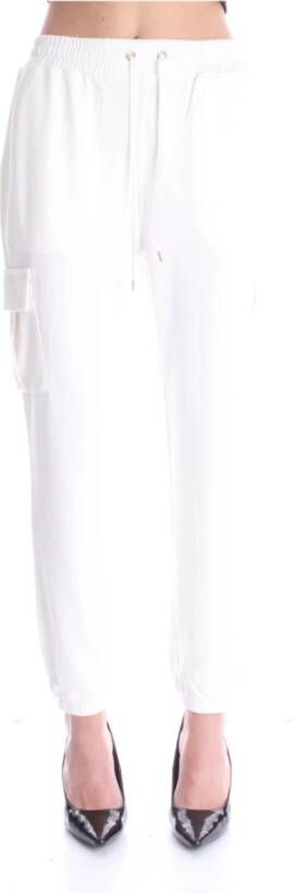Liu Jo Moderne Tapered Broek Wit Dames