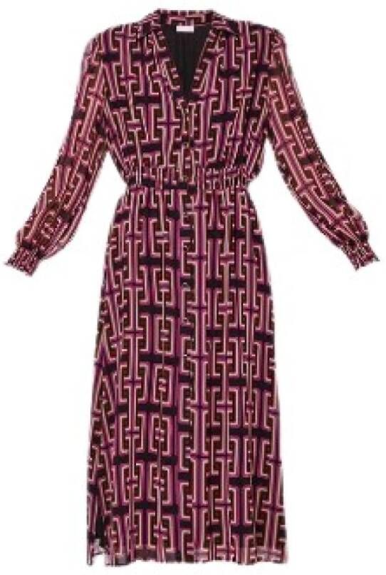 Liu Jo Geometrische Print Overhemdjurk Meerkleurig Dames