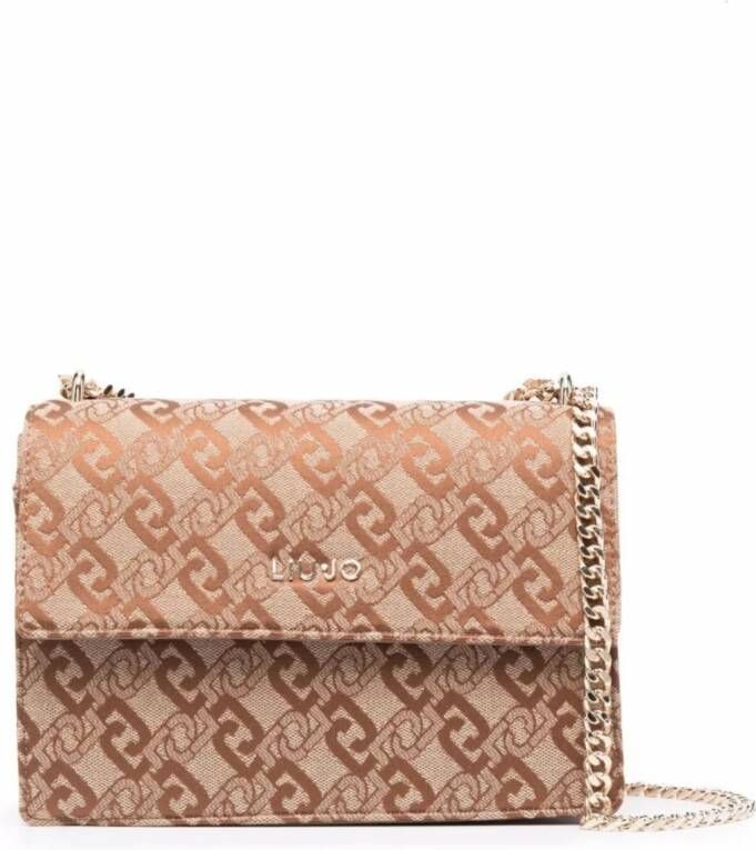 Liu Jo Camel Manhattan M Crossbody Schoudertas