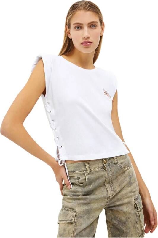Liu Jo Mouwloze Top Collectie Wit Dames