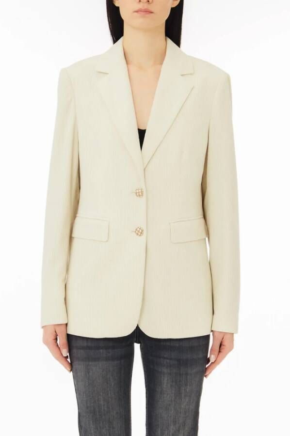Max Mara Studio Elegante Jassen voor Vrouwen Beige Dames