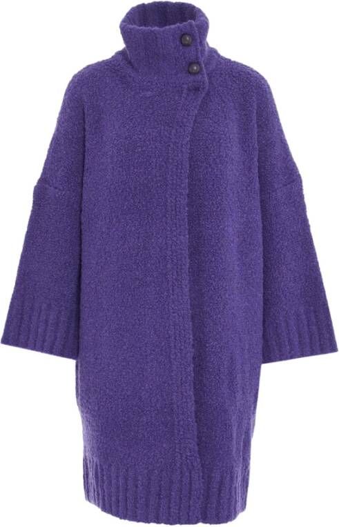 Liu Jo Paarse Gebreide Cardigan voor Dames Purple Dames
