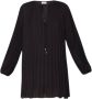 Liu Jo Plisse+Studded Jurk Day Dresses Collectie Black Dames - Thumbnail 1