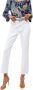 Liu Jo Witte Straight Broek met Strass Riem White Dames - Thumbnail 6