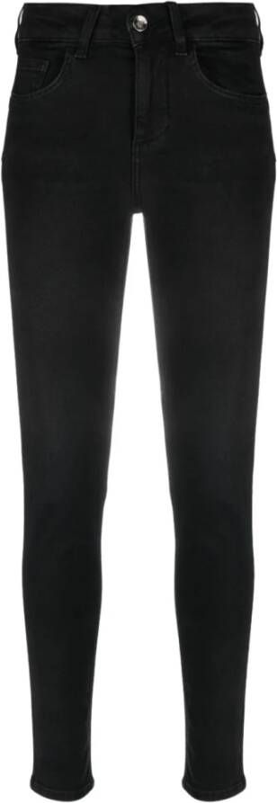 Liu Jo Rhinestone-Embellished Skinny Jeans Zwart Dames