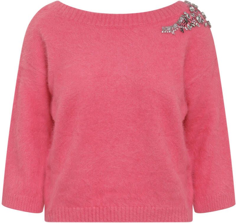 Liu Jo Round-neck Knitwear Roze Dames