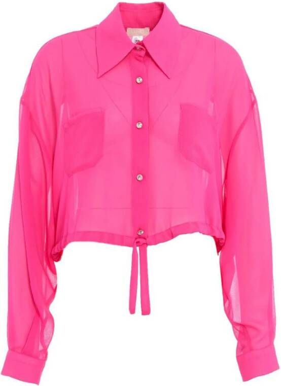 Liu Jo Roze Aw23 Dameskleding Shirts Roze Dames