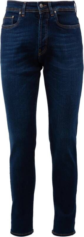 Liu Jo Skinny Jeans in Effen Kleur Blauw Heren