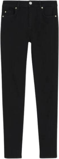 Liu Jo Skinny Jeans met Hoge Taille Zwart Dames