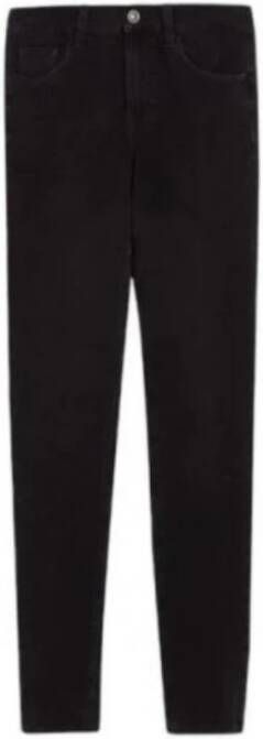 Liu Jo Zwarte Slim-Fit High-Waisted Jeans Zwart Dames