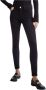 Liu Jo Zwarte Stretch Denim Hoge Taille Jeans met Strass Logo Black Dames - Thumbnail 1