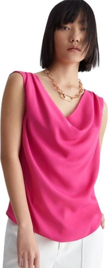 Liu Jo Sleeveless Tops Roze Dames