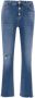 Liu Jo Dames Jeans met Rits en Knoop Blue Dames - Thumbnail 1