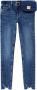 Liu Jo Slim-Fit Jeans met Stonewash en Onafgewerkte Zoom Blauw Dames - Thumbnail 1