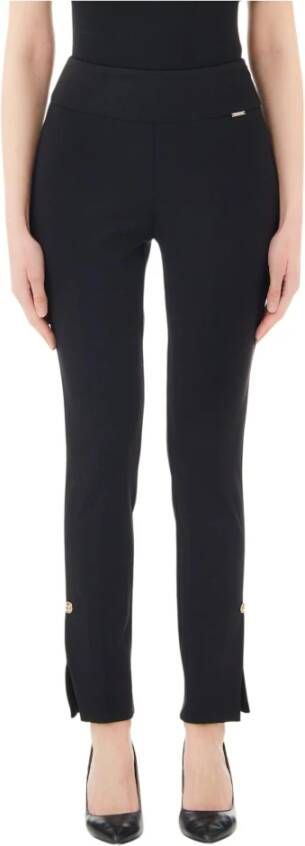 Liu Jo Slim-fit Trousers Zwart Dames