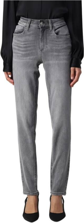 Liu Jo Slimfit-jeans Grijs Dames