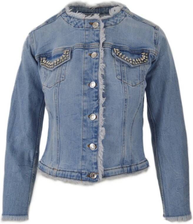 Liu Jo Denim Jackets Blauw Dames
