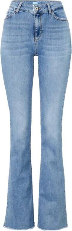 Liu Jo Stijlvolle Boot-cut Jeans Blauw Dames