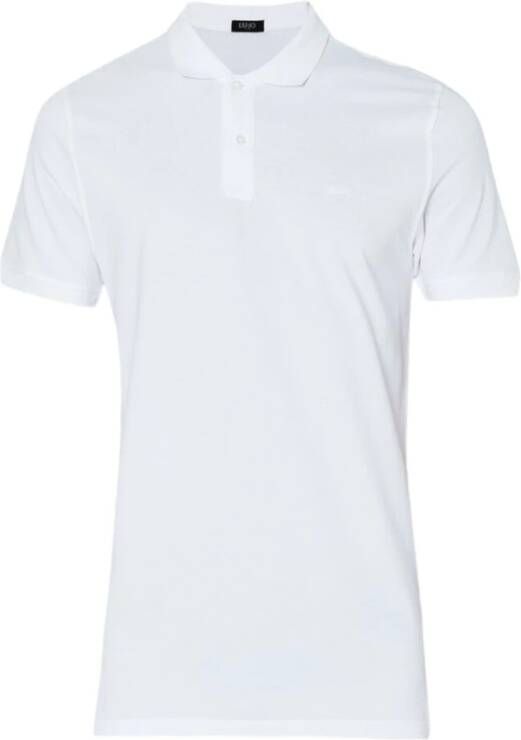 Liu Jo Heren Polo T-shirt met korte mouwen White Heren