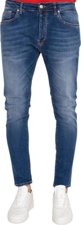 Liu Jo Stijlvolle Slim-fit Jeans voor Heren Blauw Heren