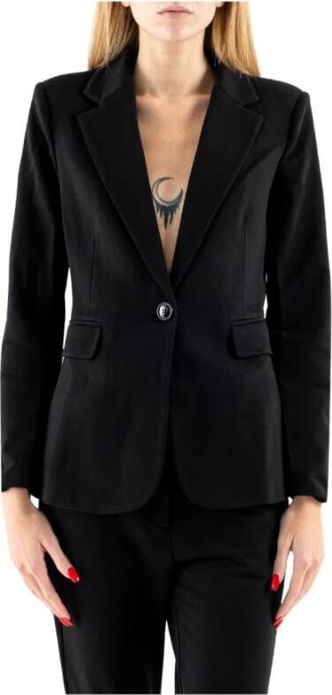 Liu Jo Stijlvolle Wf2045F0919 Blazer Black Dames