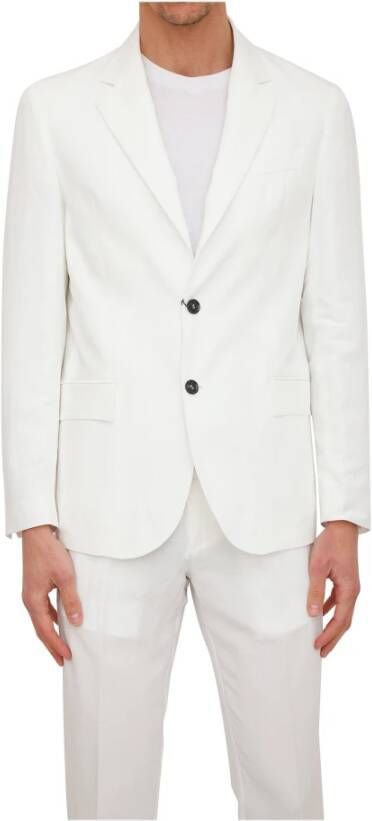 Liu Jo "Stijlvolle Witte Blazer" Wit Heren