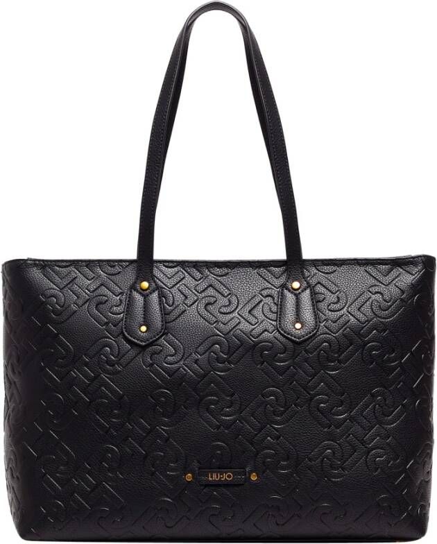 Liu Jo Tumbled Effect Schoudertas Zwart Black Dames