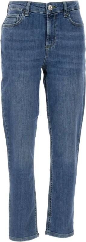 Liu Jo Slim Fit Dames Jeans met Vijf Zakken Blue Dames