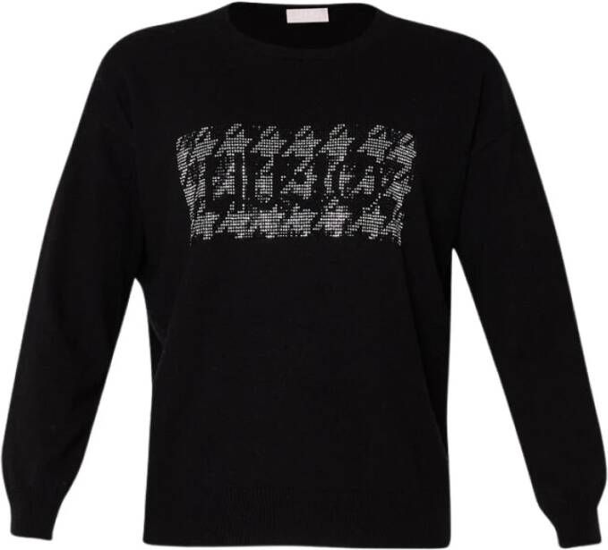 Liu Jo Trui met logo en steentjes Zwart Dames