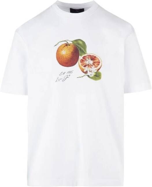 Liu Jo T-Shirts Klassieke Collectie Wit Heren