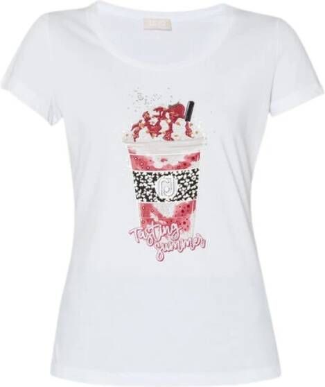 Liu Jo IJs T-Shirt Leuke en stijlvolle toevoeging aan je garderobe Multicolor Dames
